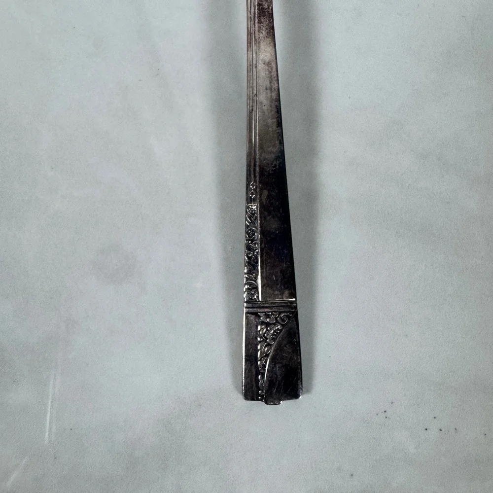 Oneida Nobility Plate Silver Plated‎ Master Butter Knife Caprice Floral Pattern